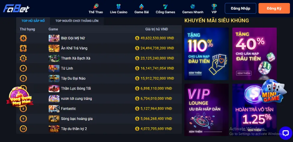 Banner khuyến mãi độc quyền Thabet88 App